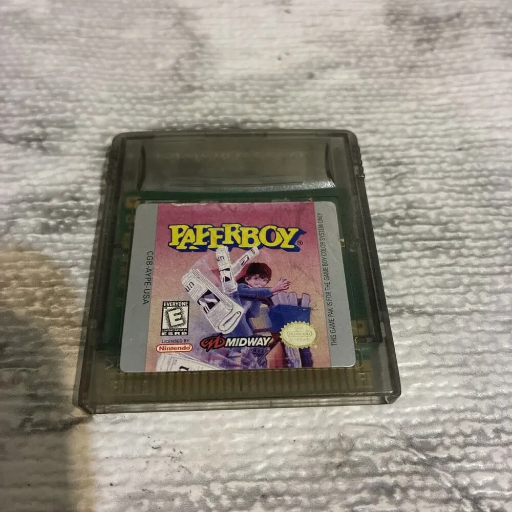 Paperboy (Nintendo Game Boy Color) GBC  Authentic Cartridge TESTED SEE PICS